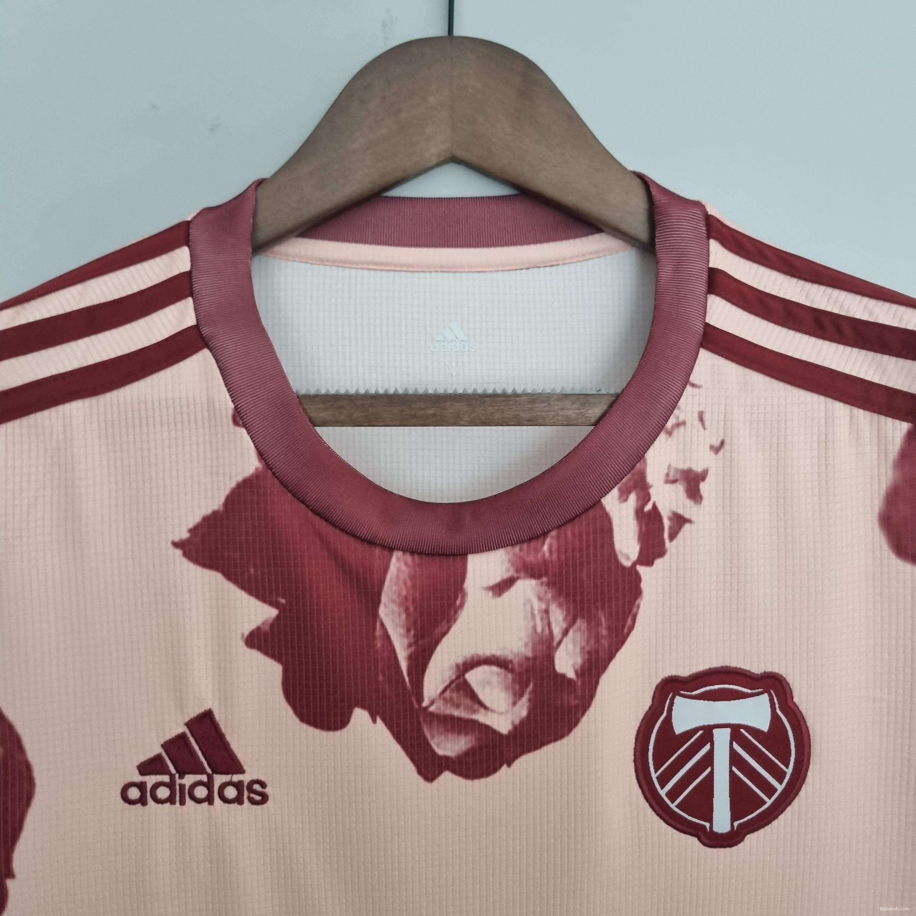 22/23 Portland Timbers Pink Soccer Jersey