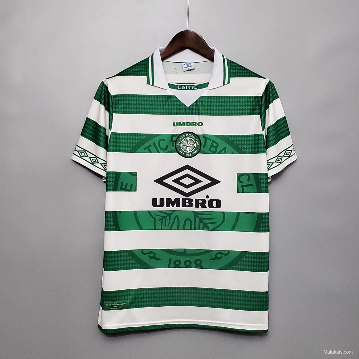 Retro 98/99 Celtic home Soccer Jersey