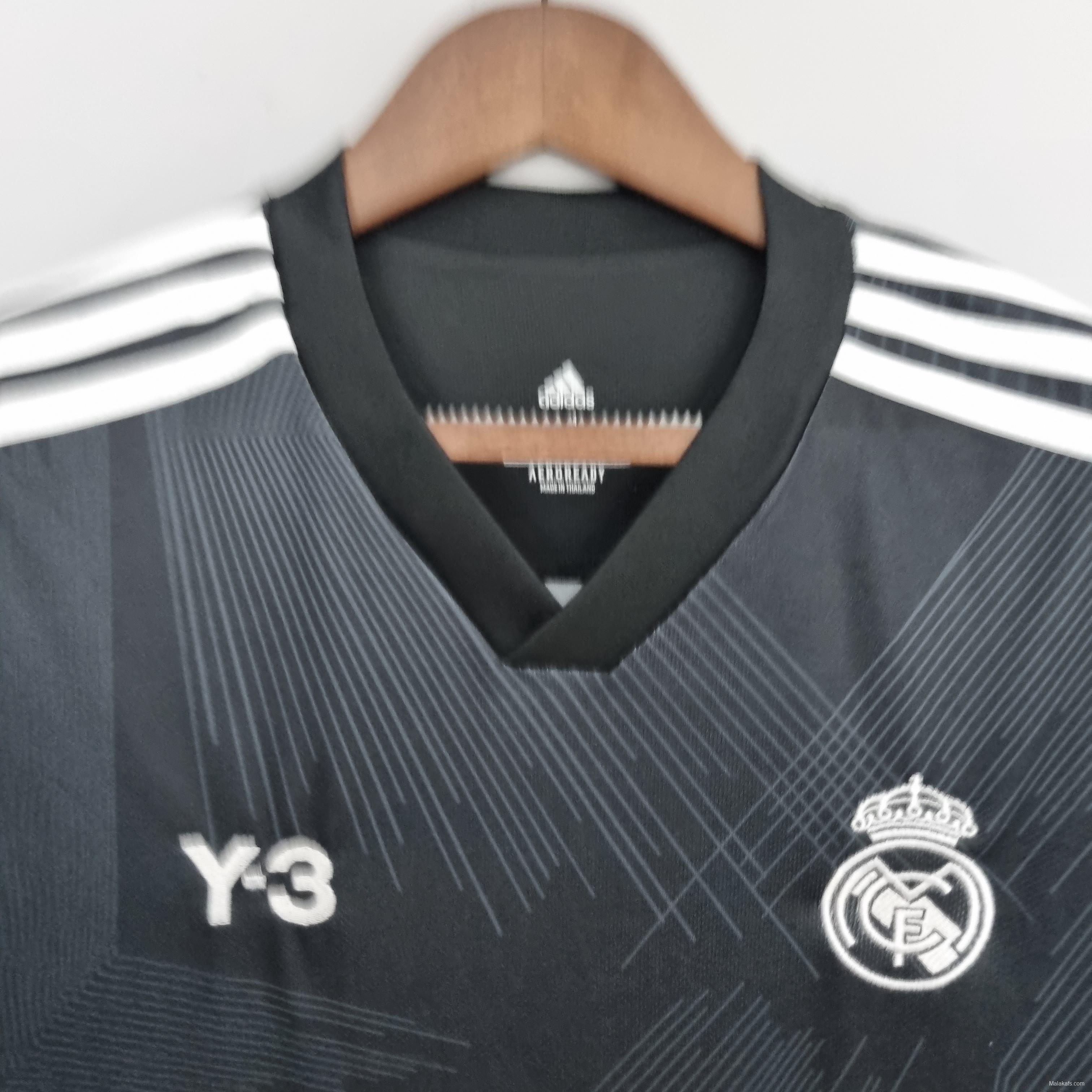 2022 Real Madrid Y3 Edition Black Soccer Jersey