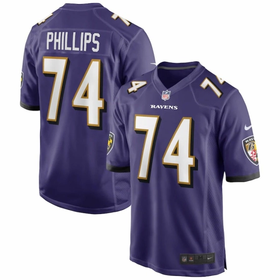 Men's Tyre Phillips Purple Player Limited Team Jersey