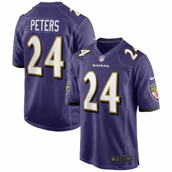Men's Marcus Peters Purple Player Limited Team Jersey