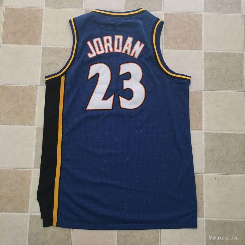 Men's Michael Jordan Blue Retro Classic Team Jersey