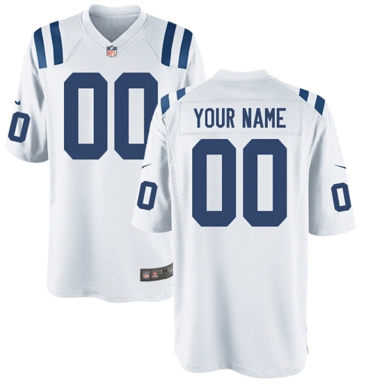 Youth White Custom Game Team Jersey