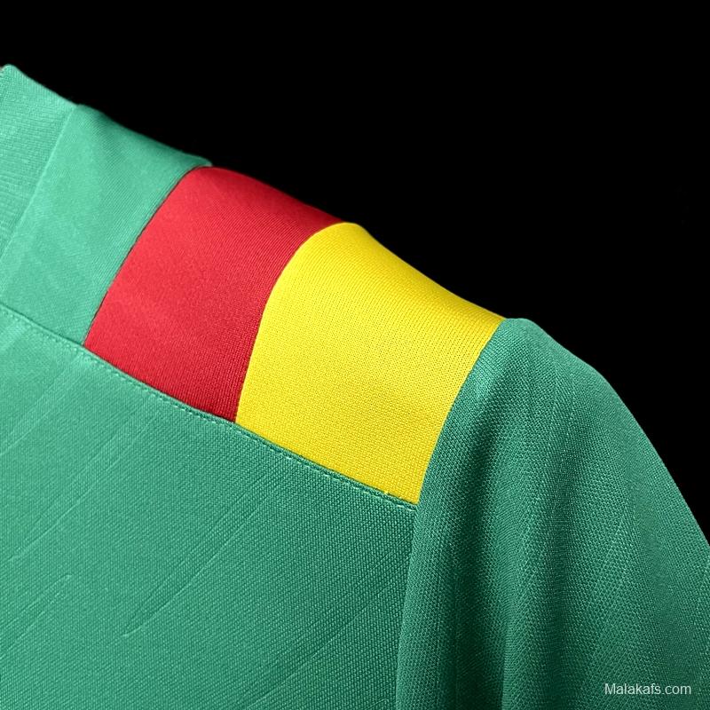 2022 Cameroon Home  Soccer Jersey