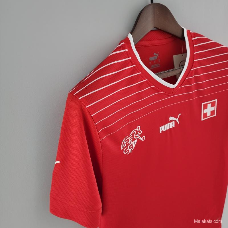 Switzerland 22/23 Home Fans Version Jersey