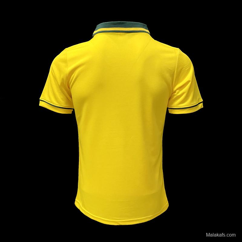 Retro 1994 Brazil Home Soccer Jersey