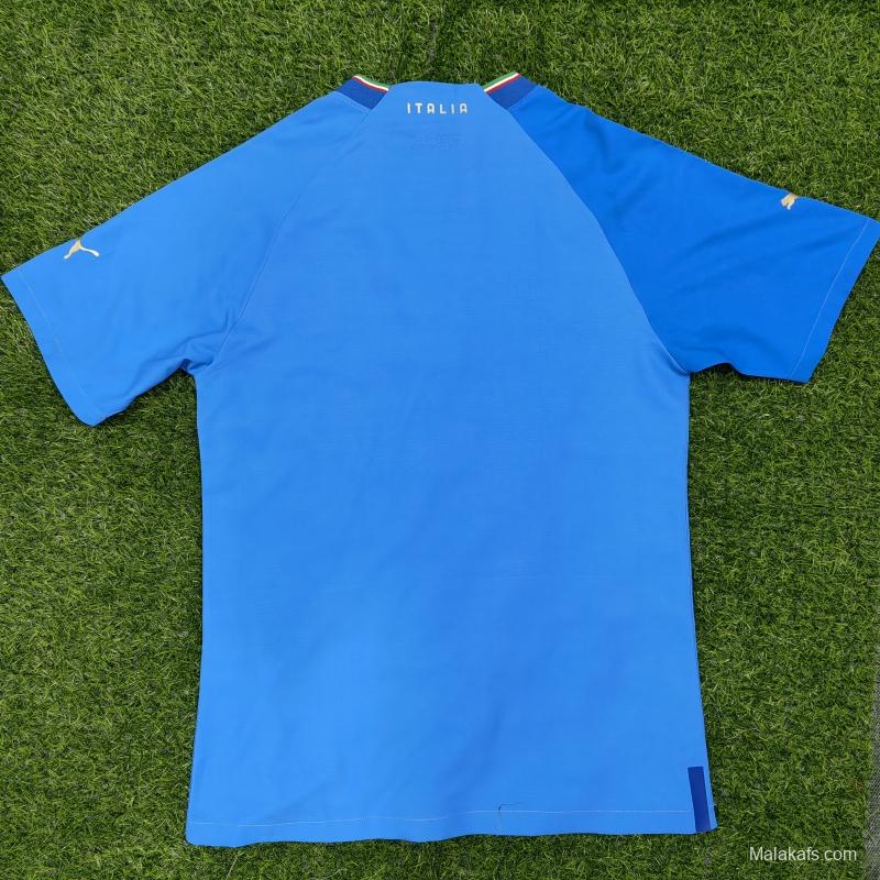 Italy 22/23 Home Player Version Jersey