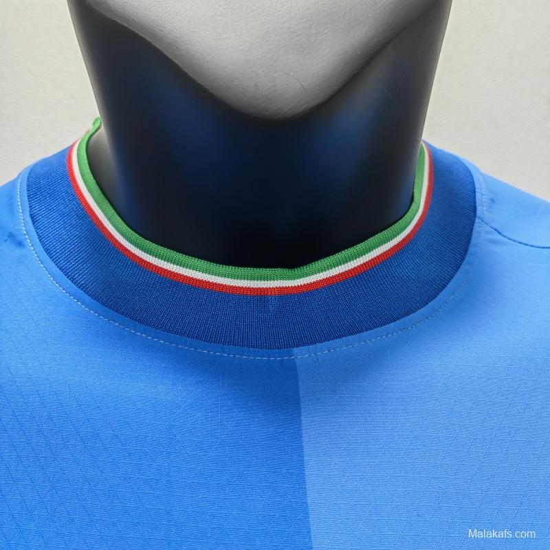 Italy 22/23 Home Player Version Jersey