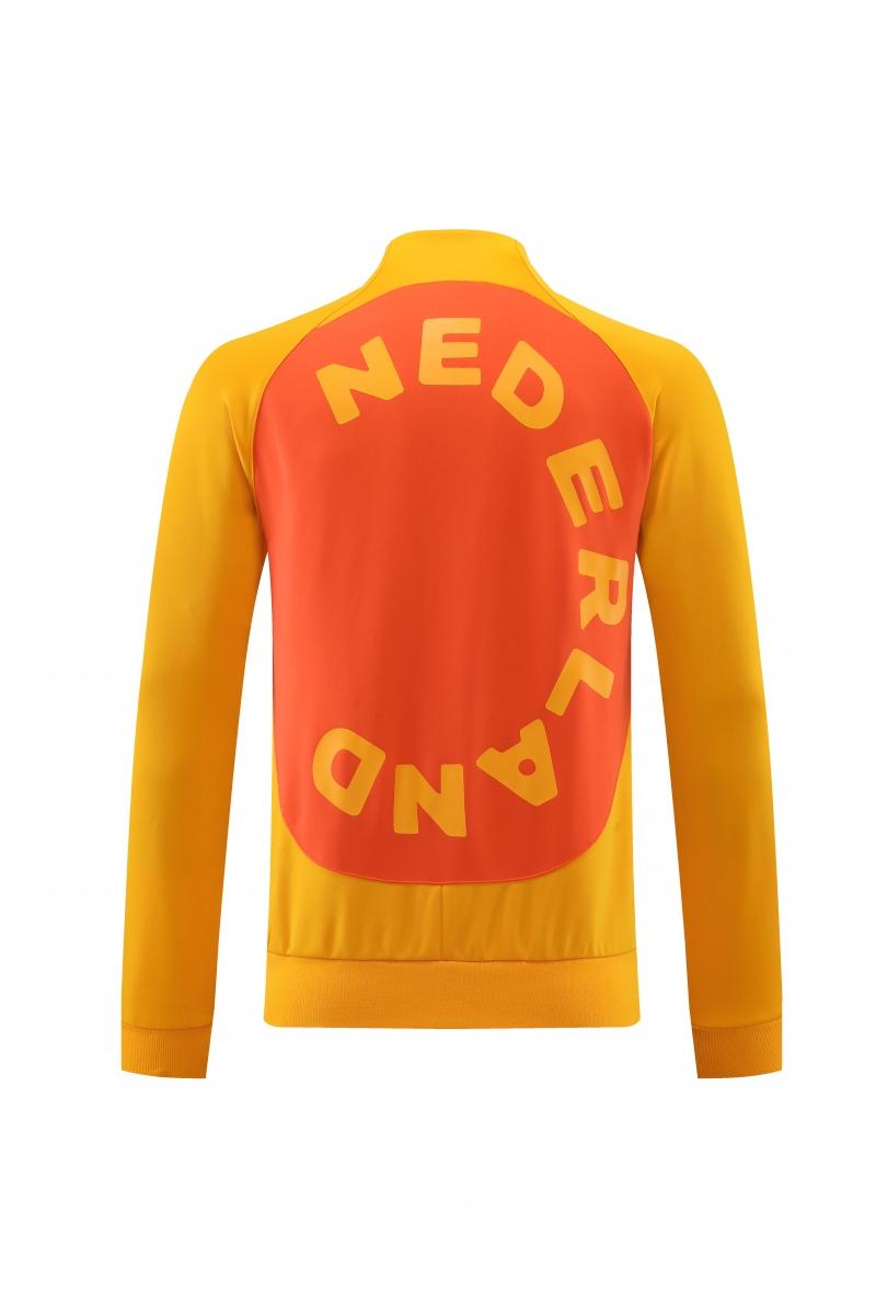 Netherlands 22/23  Yellow Full Zipper Tracksuit