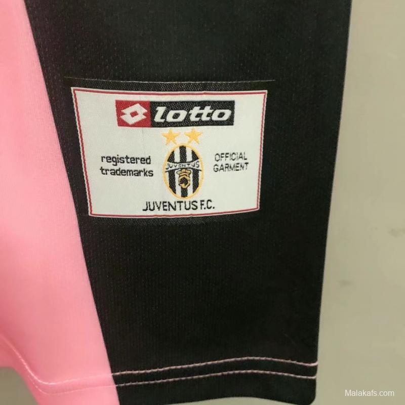 Retro 02/03 Juventus Goalkeeper Pink Jersey