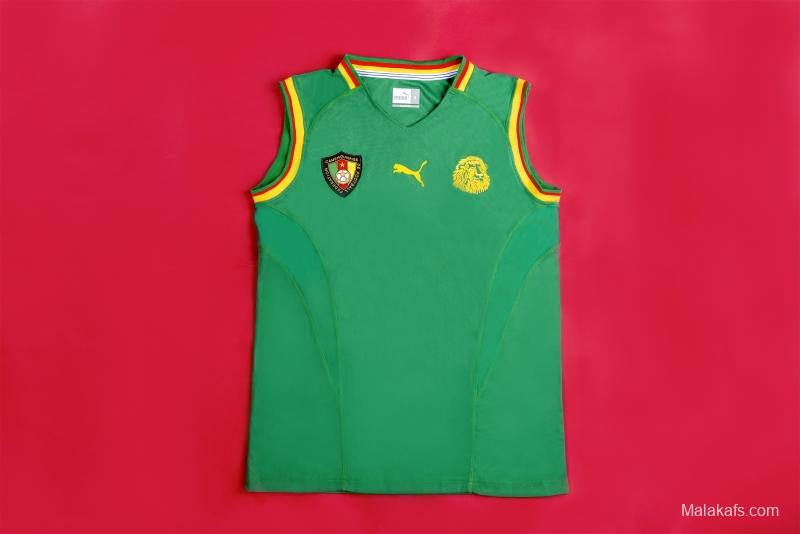 Retro 2002 Cameroon Home Soccer Jersey