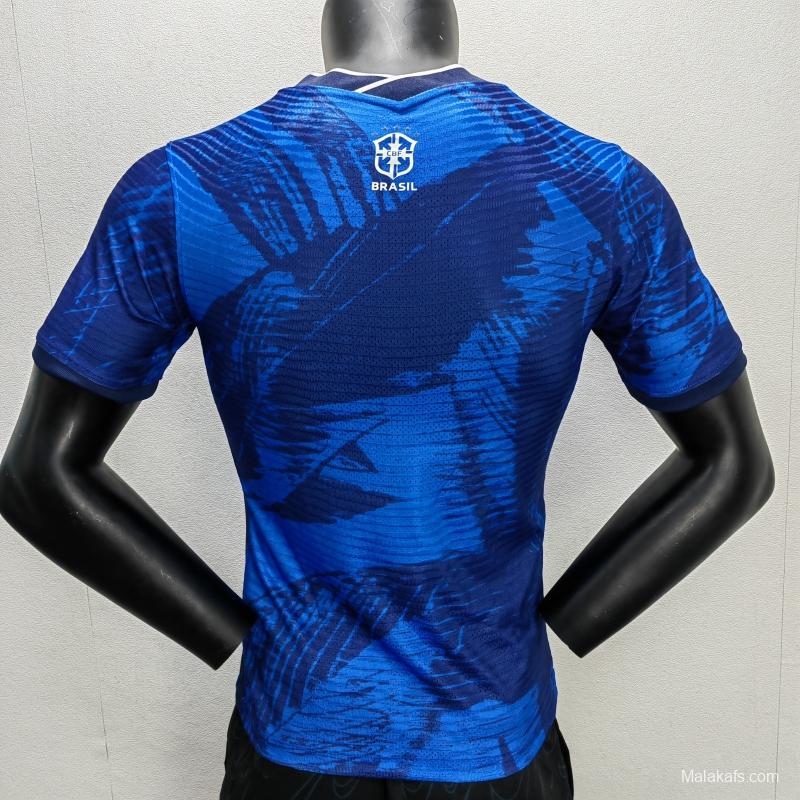 Brazil 2022 Jersey Player Version Blue Special