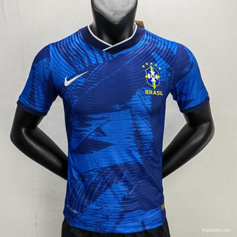 Brazil 2022 Jersey Player Version Blue Special