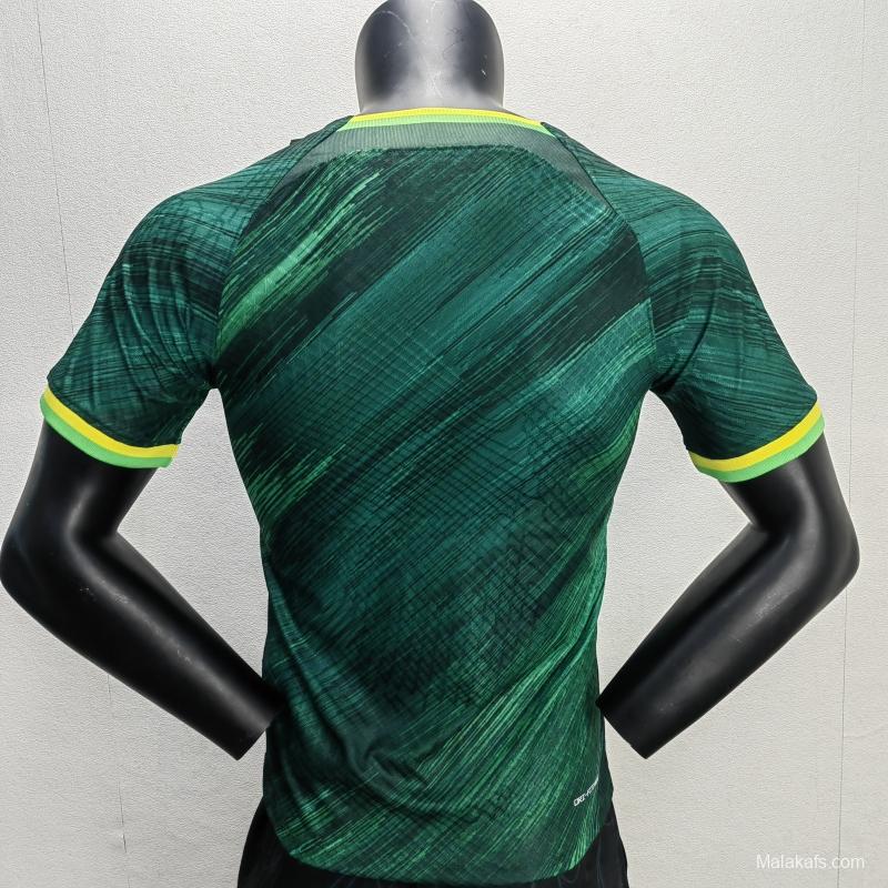 Brazil 2022 Jersey Player Version Green Special