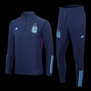 Argentina 22/23 - 3 estrellas - Navy Half Zipper Tracksuit