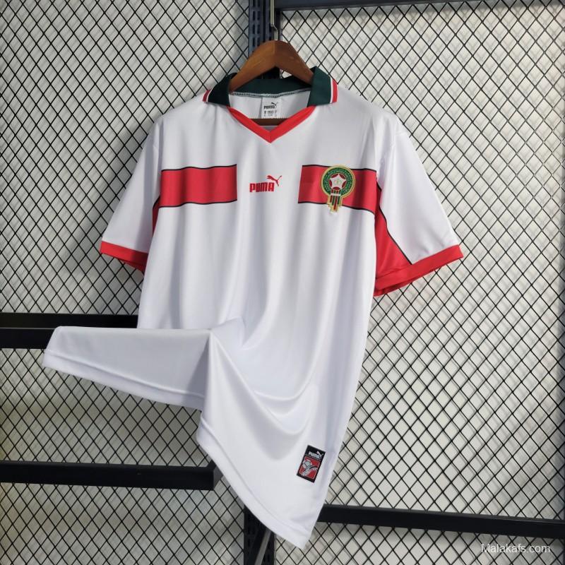 Retro 1998 Morocco Away Soccer Jersey