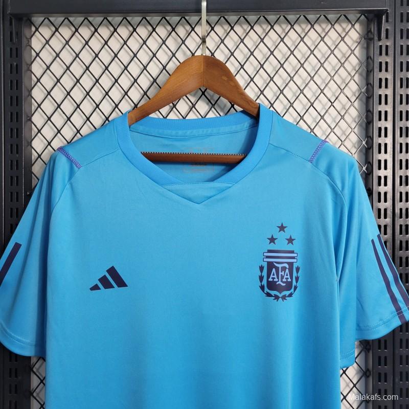 2023 Argentina Training Blue Jersey