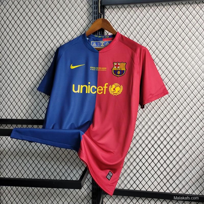 Retro 08-09 Barcelona Home Soccer Jersey