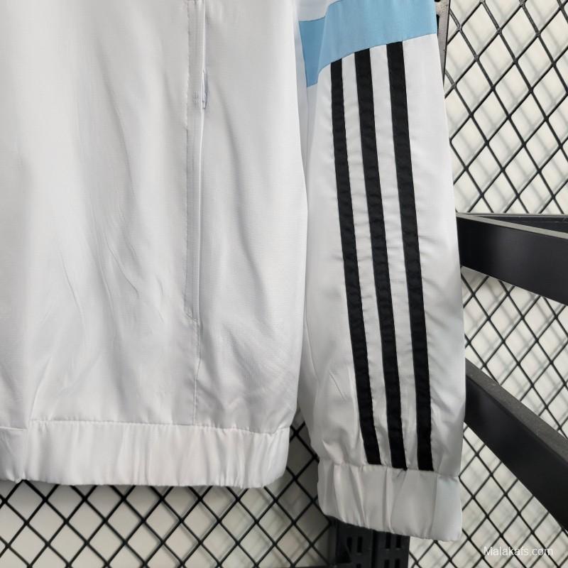 2023 Argentina White Windbreaker