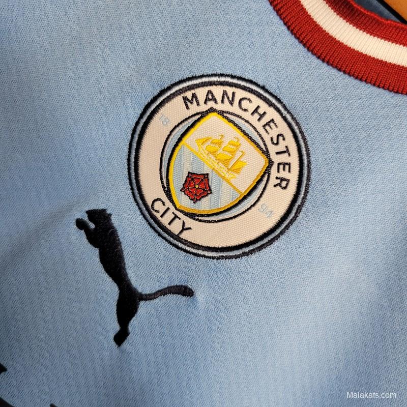 22-23 Kids Manchester City Home Jersey