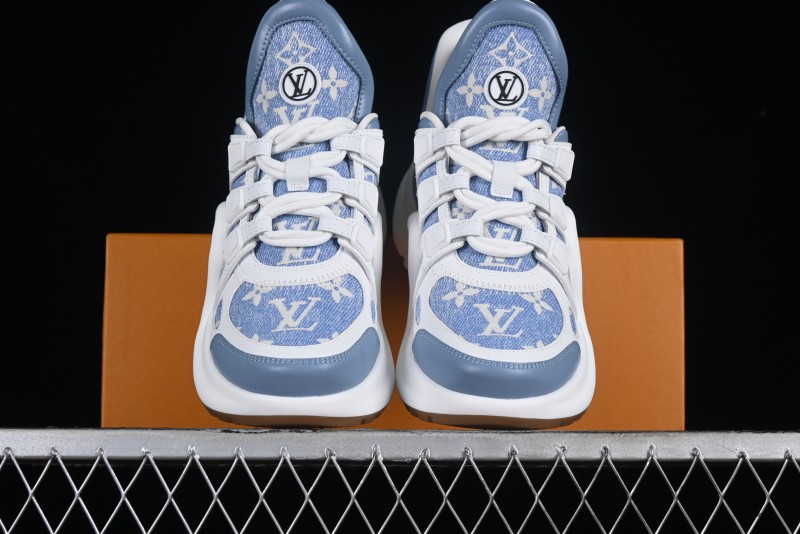 Louis Vuitton Archlight Sneakers with Wave-shaped Sole and Oversized Tongue - MBJ0