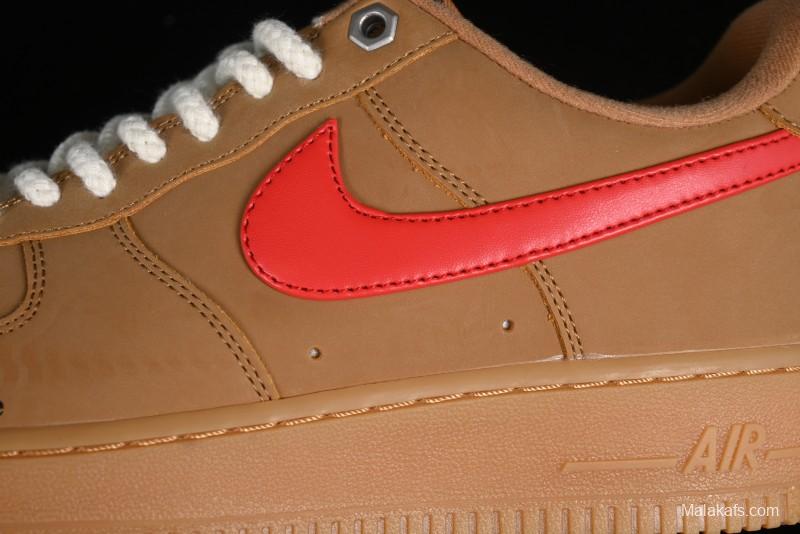 Nike Air Force 1 '07 Low Wheat Color Low-Top Sneakers - FZ7372-300