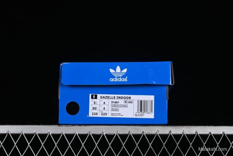Adidas Originals Gazelle Indoor IF1807 Retro Casual Anti-Slip Wear-Resistant Low-Top Sneakers - IF1807
