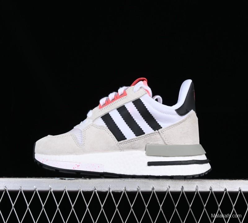 Adidas ZX500 RM Boost Retro Running Shoes with Full-Length Boost Midsole - G27577