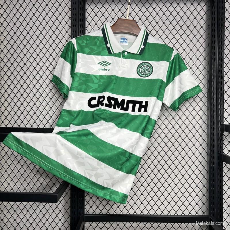 Retro 89/91 Celtic Home Jersey