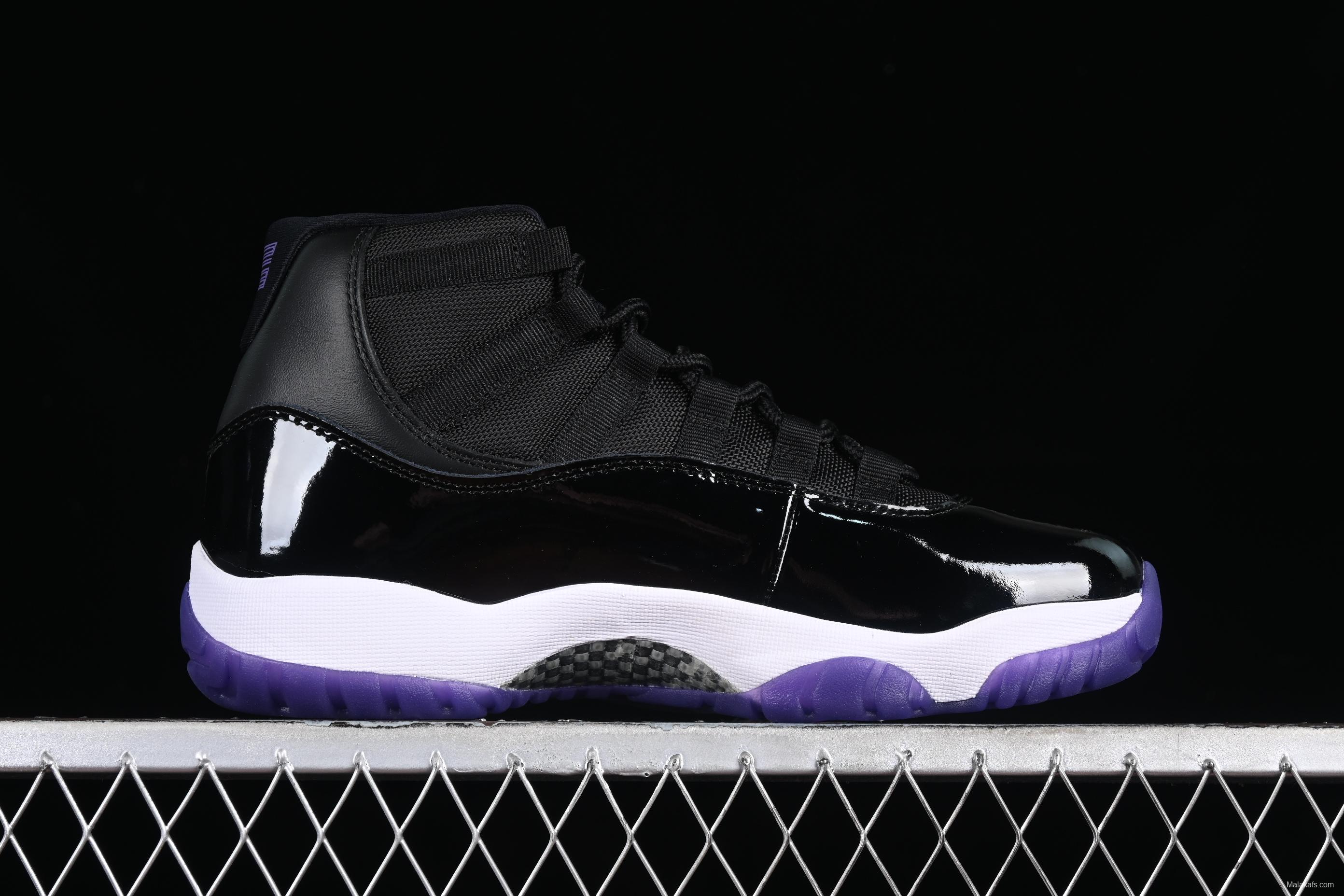 Nike Air Jordan 11 Retro Basketball Shoes with Patent Leather and Carbon Fiber Plate - CT8812-999