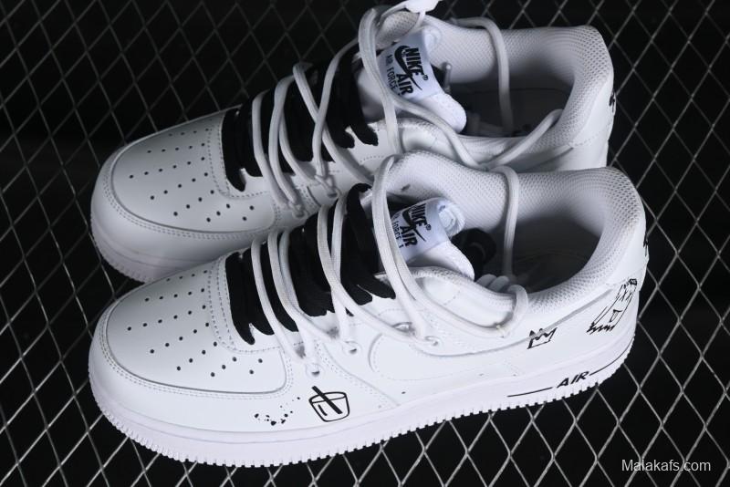 Nike Air Force 1 '07 Low Graffiti Casual Sneakers - CV9879-541