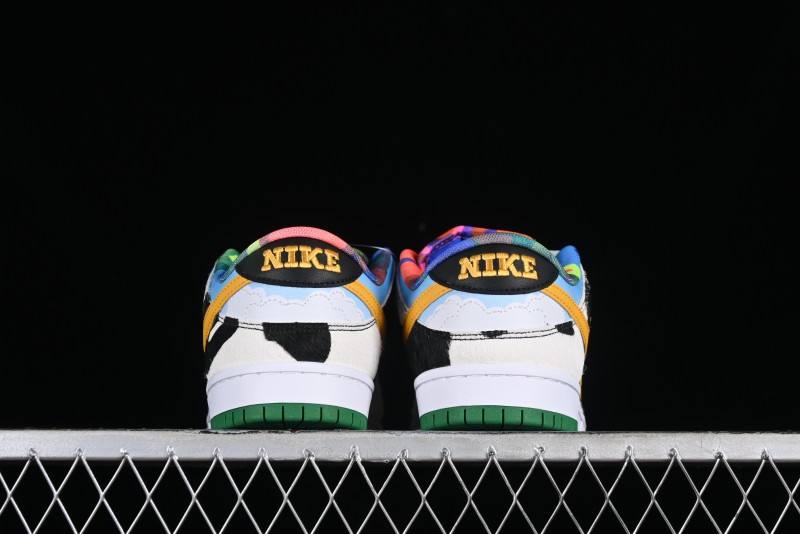 Nike Ben & Jerry's x Nike SB Dunk Low Pro QS "Chunky Dunky" Classic Casual Skate Shoes - CU3244-100