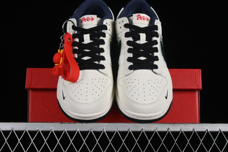 Nike SB Dunk Low Chinese New Year Limited Edition - Azure Dragon Anniversary Custom Low-Top Casual Skate Shoes - XB3802-711