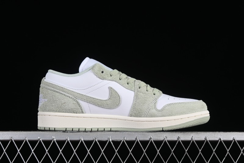 Nike Air Jordan 1 Low AJ1 Apple White Green Low-Top Lifestyle Basketball Shoes - FN5214-131