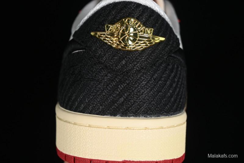 Nike Trophy Room x Jordan 1 Low OG "Away" Casual Sneakers - FN0432-100