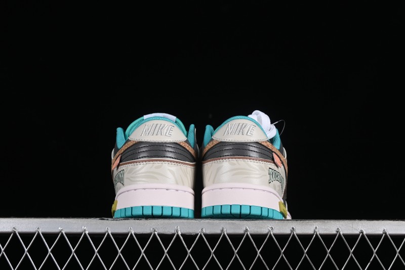 Nike Dunk Low Panda Prank Spring Touchdown Spring Forward Brown Green SB Strap Low Top Casual Skate Shoes - DV0834-101