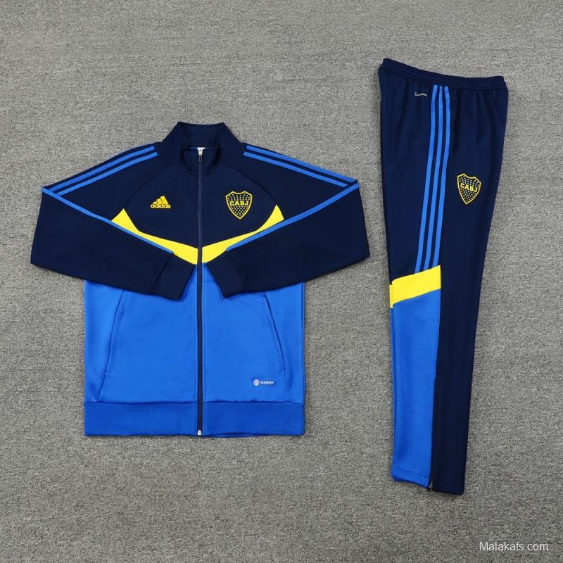 24/25 Boca Juniors Navy/Blue Full Zipper Jacket +Long Pants