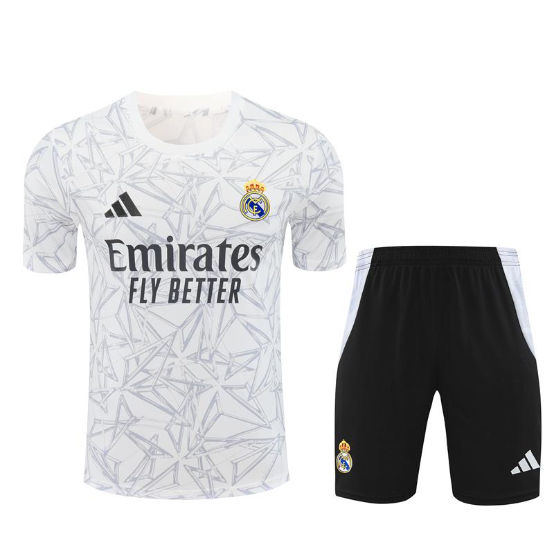 24/25 Real Madrid White Special Short Sleeve Jersey+Shorts