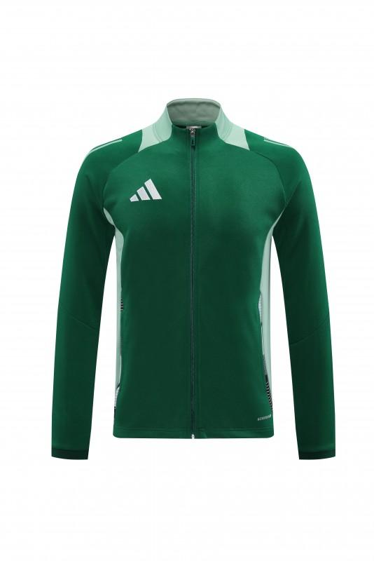 2024 Adidas Green Full Zipper Jacket +Long Pants