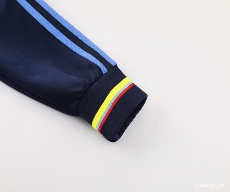 2024 Colombia Navy Full Zipper Jacket +Long Pants
