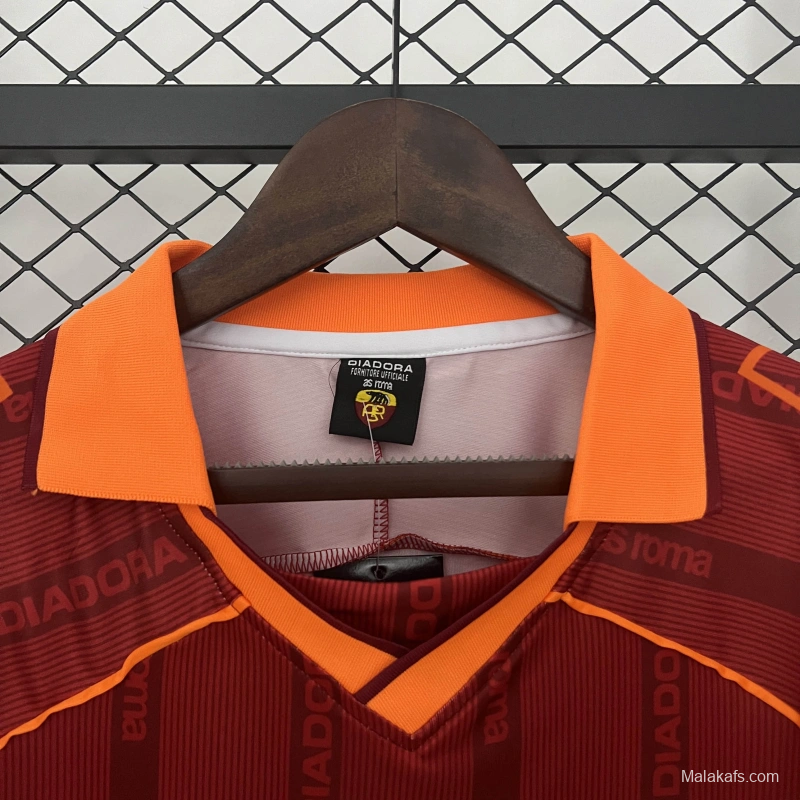 99/00 Retro Roma Home Jersey