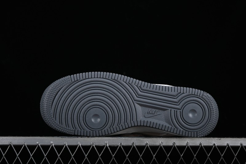 Nike Air Force 1 '07 Low LV Collaboration - Beige Grey Double Swoosh Low-Top Casual Sneakers - XZ6188-006