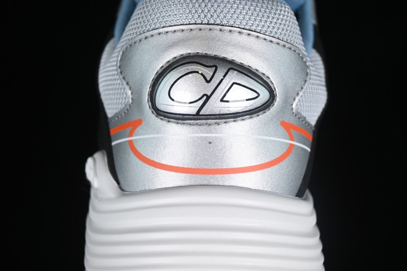 Dior B30 Sneakers with Reflective CD30 Logo and Lightweight Rubber Sole - CD30