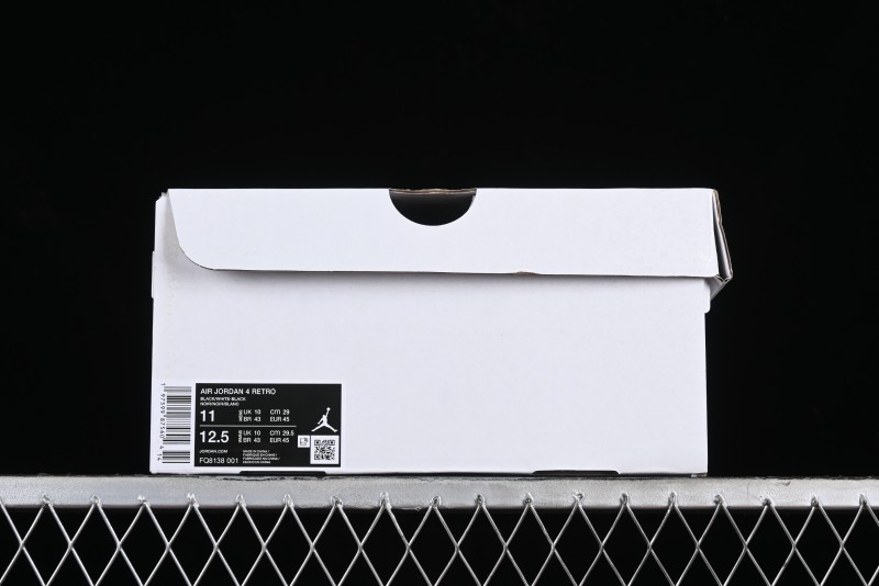 Nike Air Jordan 4 Retro White Thunder Basketball Shoes - FQ8138-001