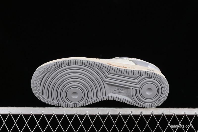 Nike Air Force 1 '07 Low x Kaws Casual Sneakers with Full-Length Air Cushion - CW2288-207