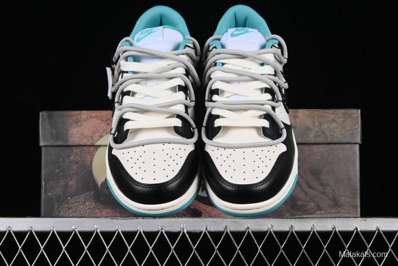 Nike Dunk Low Panda Prank Star Trek SB Strap Low-Top Casual Sneakers - DV0833-101