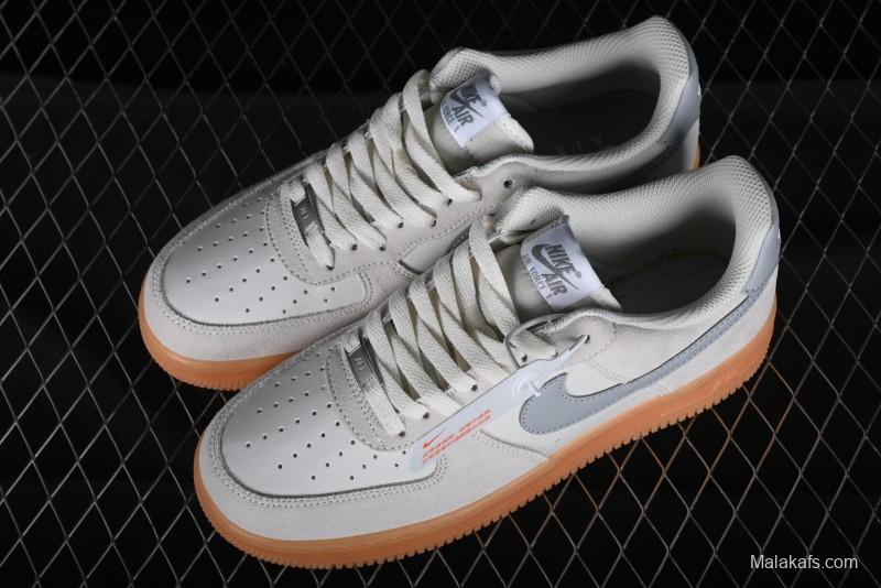 Nike Air Force 1 '07 Low Casual Sneakers with Full-Length Air Cushion - FQ8714-002