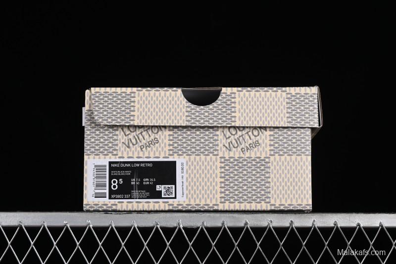 Nike SB Dunk Low LV Collaboration - Khaki Denim Anniversary High-End Custom Low-Top Casual Skate Shoes - XP3802-337