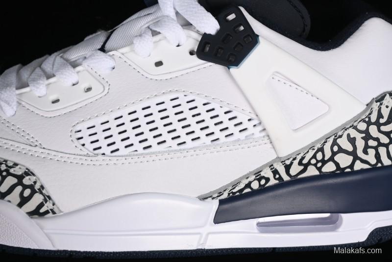 Nike Jordan Spizike Low AJ Hybrid Sneakers with Classic White-Black Colorway - FQ1759-104