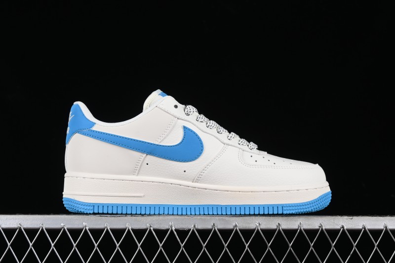 Nike Supreme x Air Force 1'07 Low Casual Sneakers in Lake Blue - HD1968-024